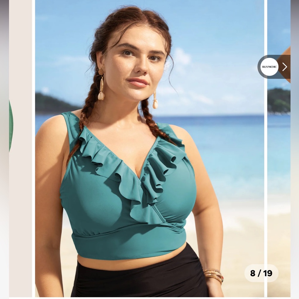 Ruffle Bikini Top